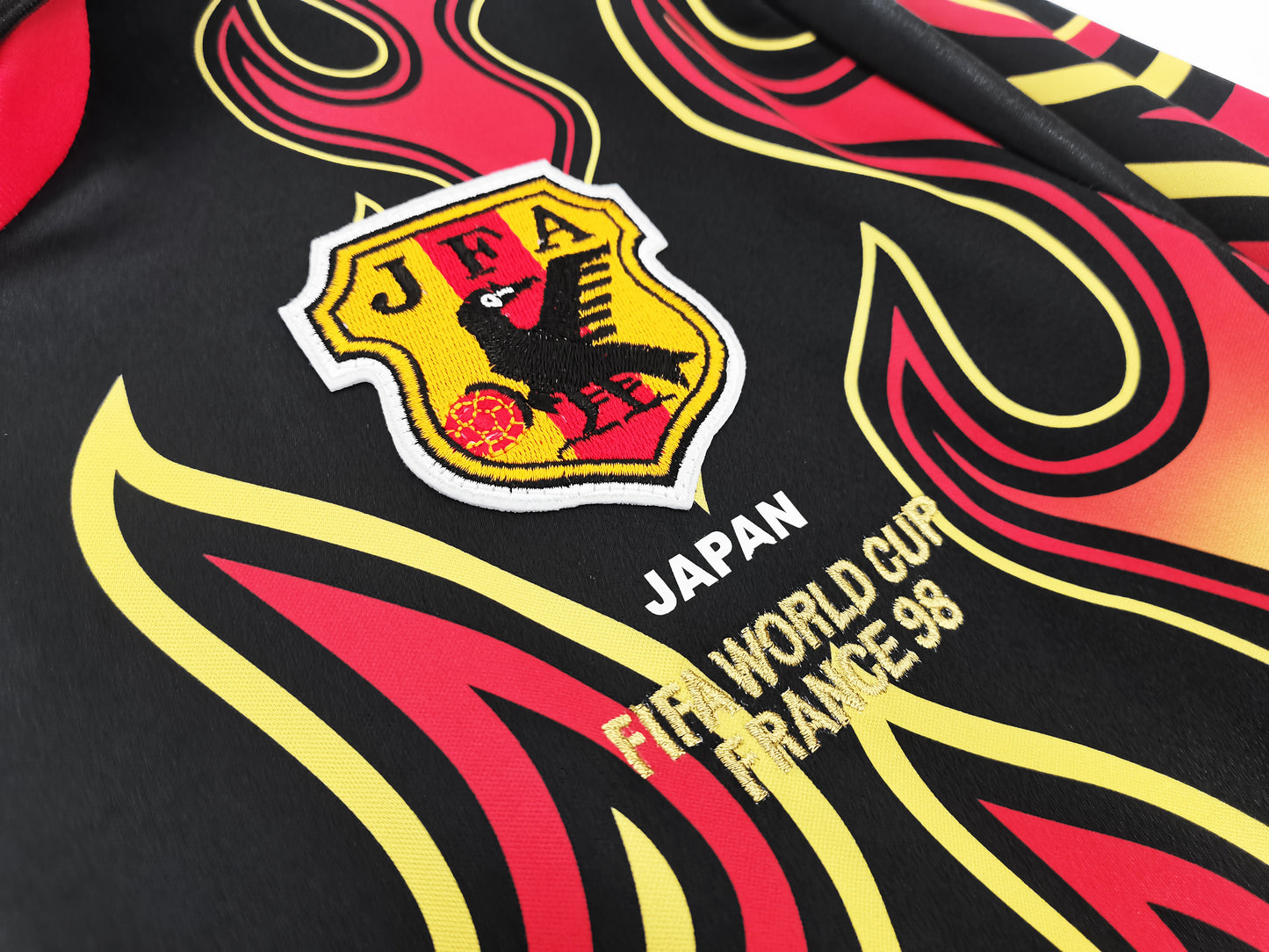 1998 Japan goalkeeper flame red shirt