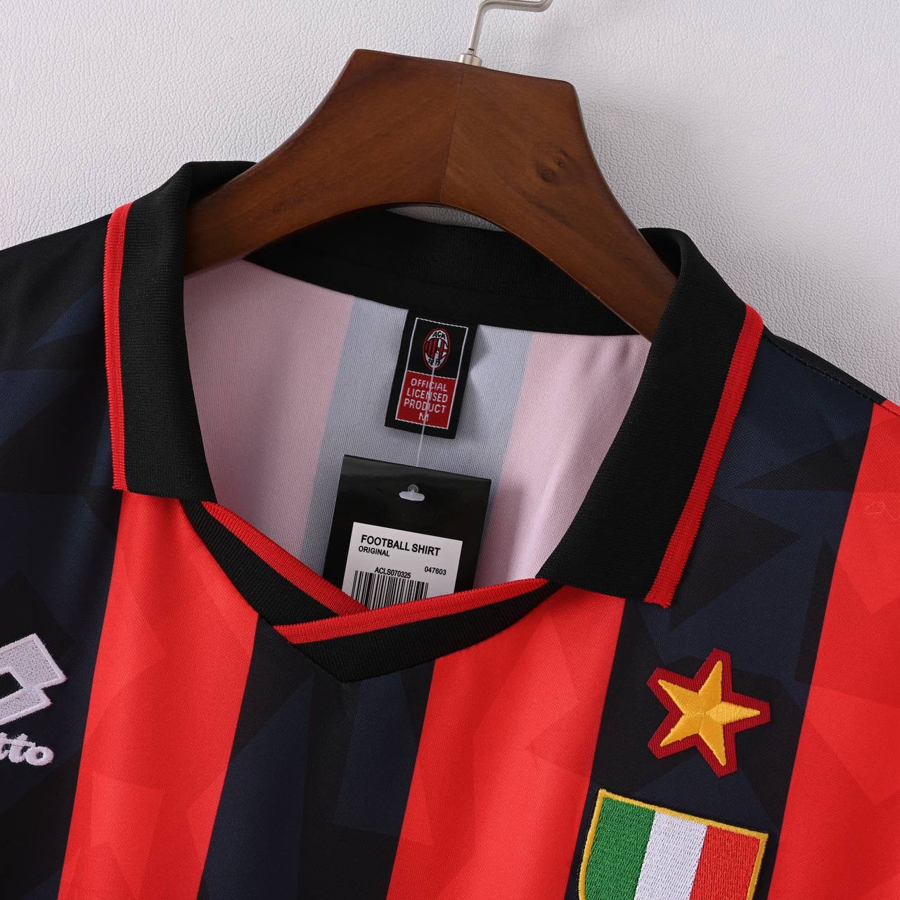 1993/1994 AC Milan retro home Jersey players edition