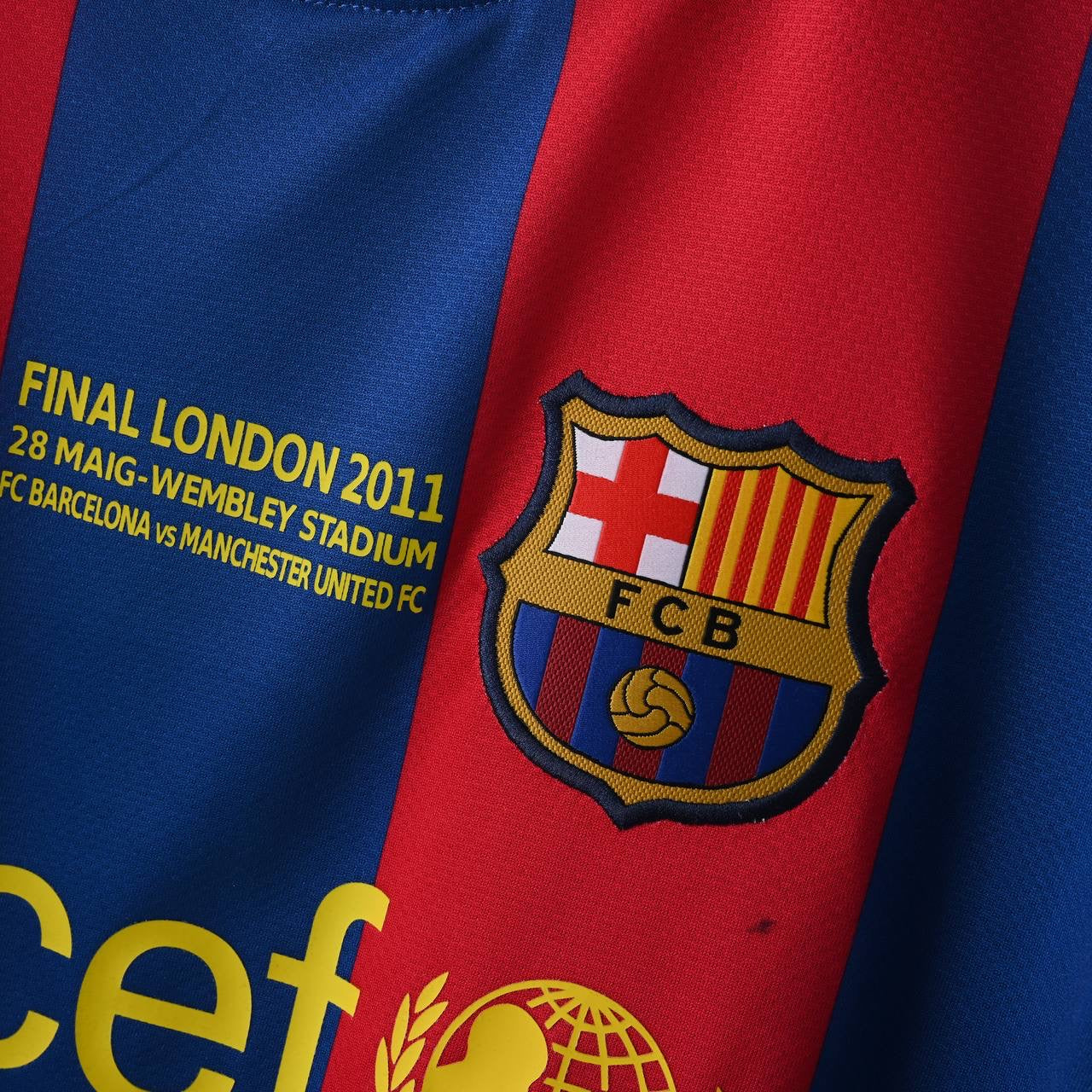 2010/2011 Barcelona home Jersey UCL Final edition