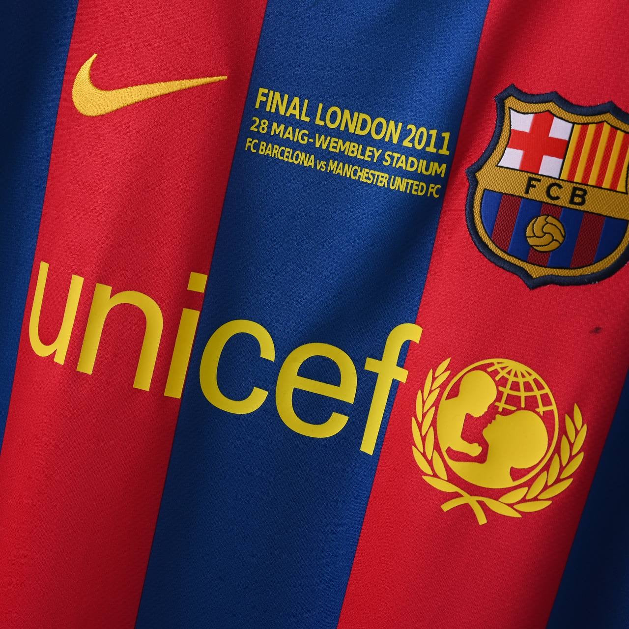 2010/2011 Barcelona home Jersey UCL Final edition