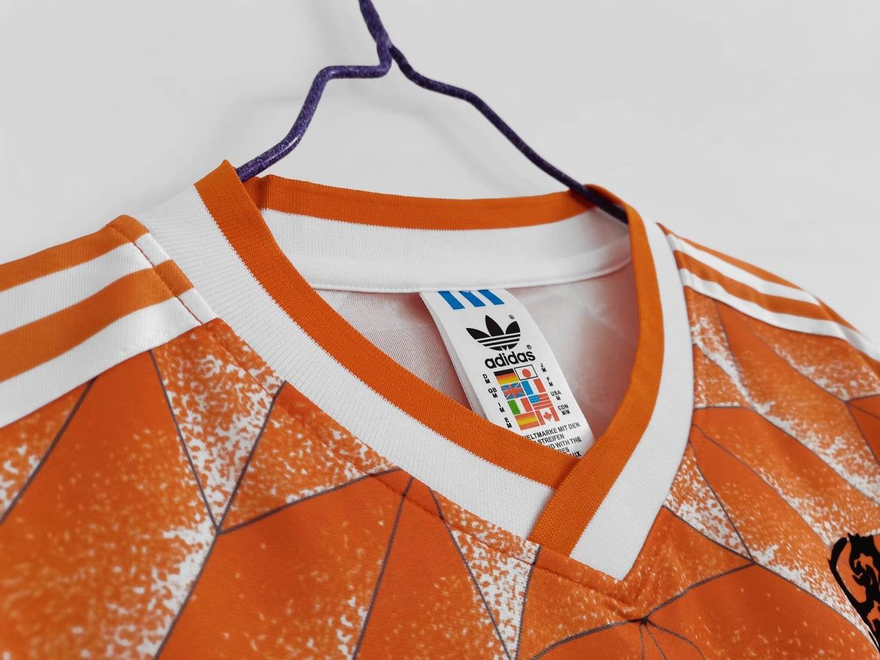 1988 Netherlands Retro Home Jersey