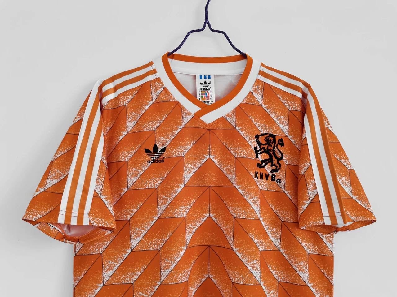 1988 Netherlands Retro Home Jersey