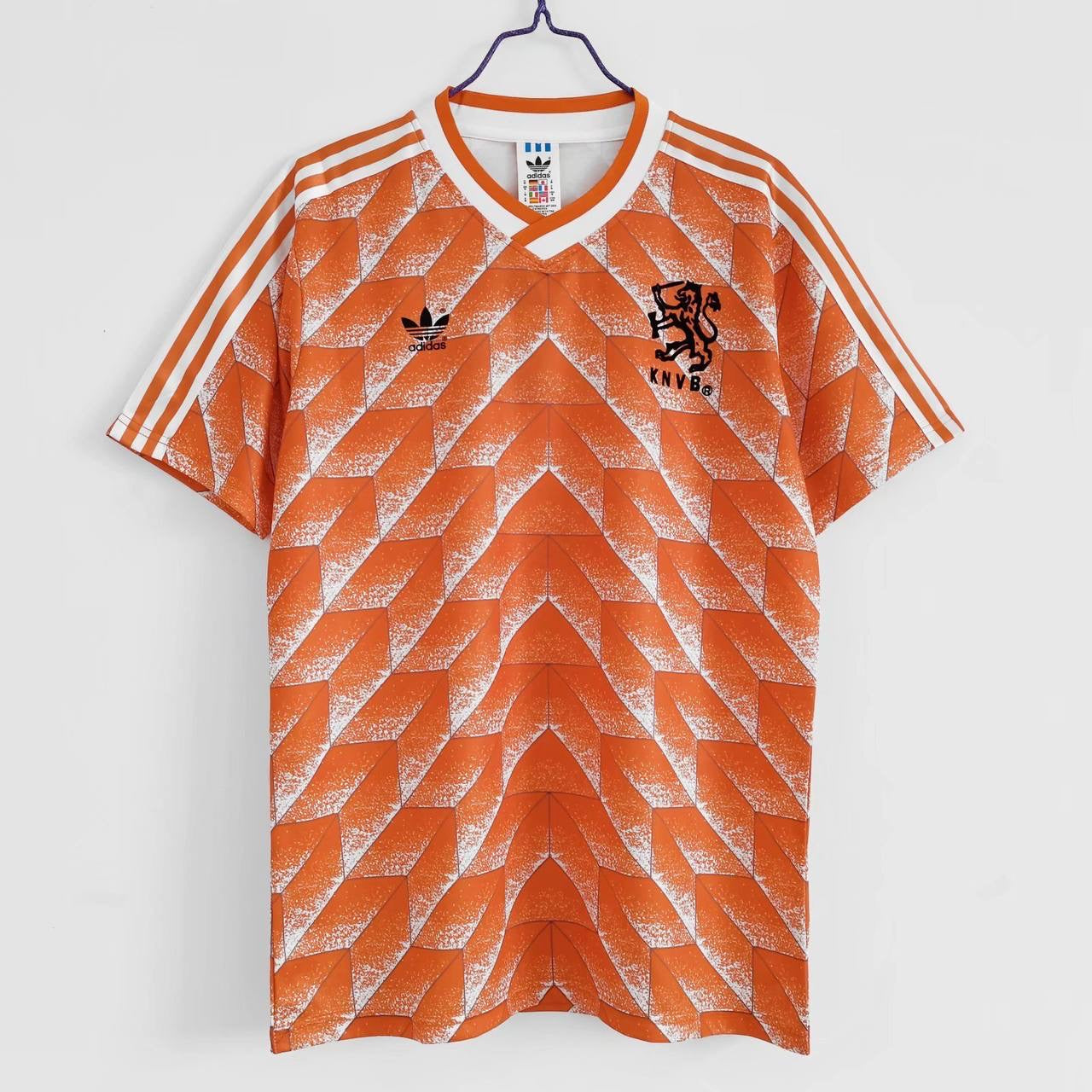 1988 Netherlands Retro Home Jersey
