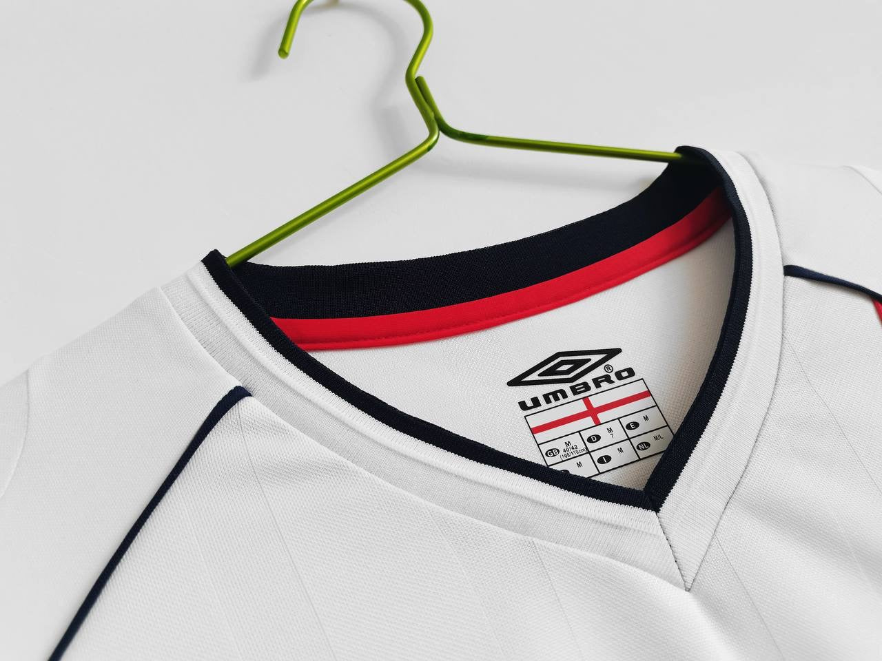 2002 England Retro Home Jersey
