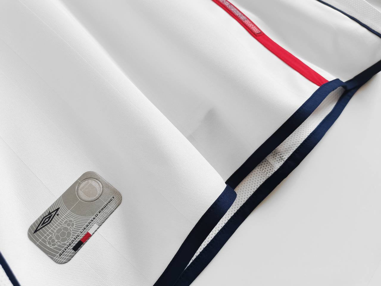 2002 England Retro Home Jersey