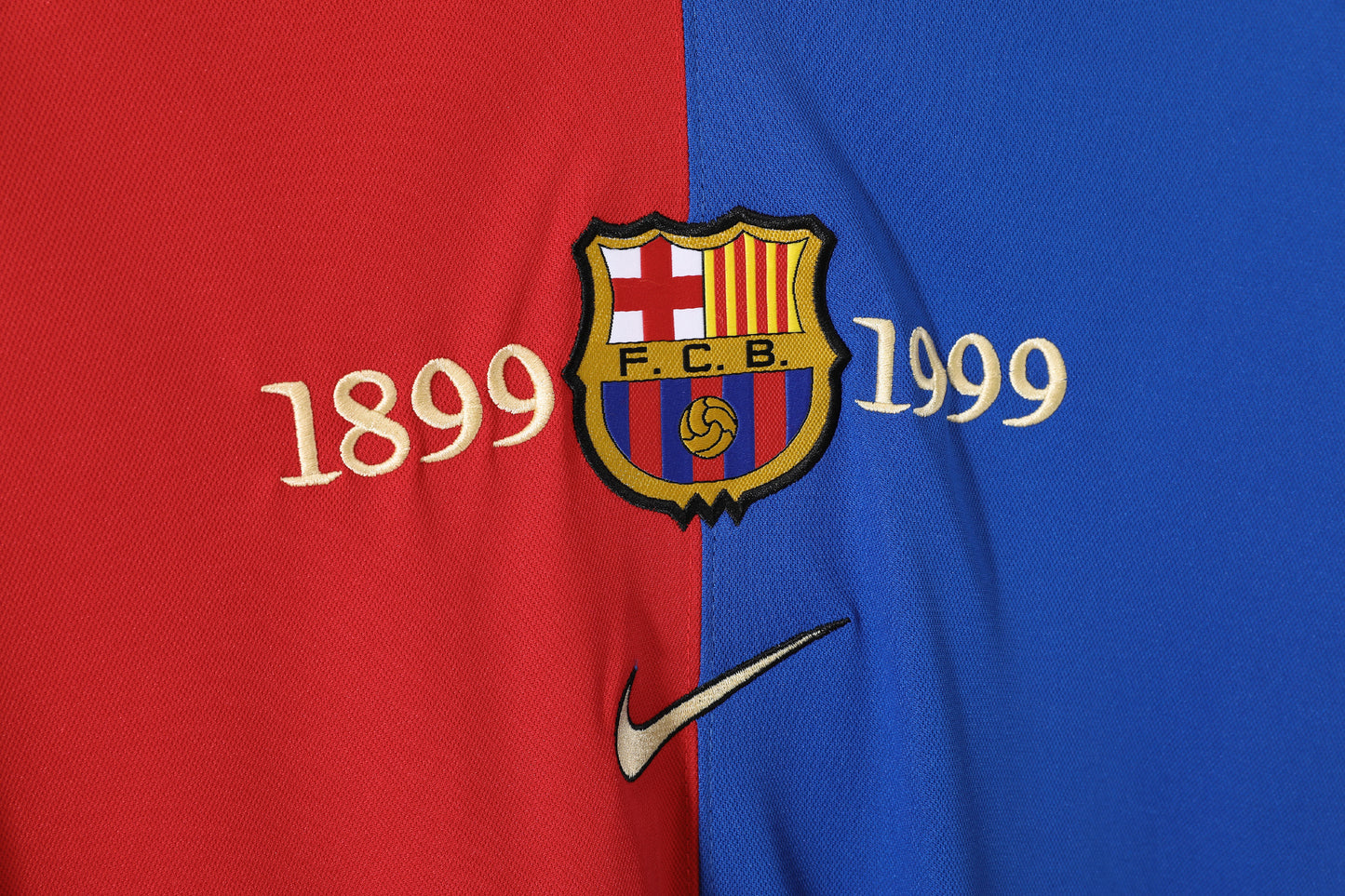Long sleeve : 1999 Barcelona Home Retro Jersey