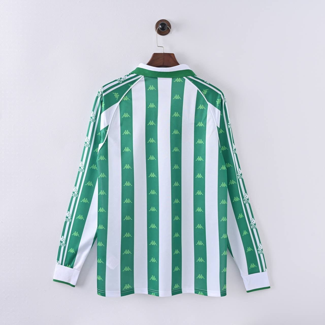 1995/97 Real Betis Long-Sleeve Home Retro Jersey