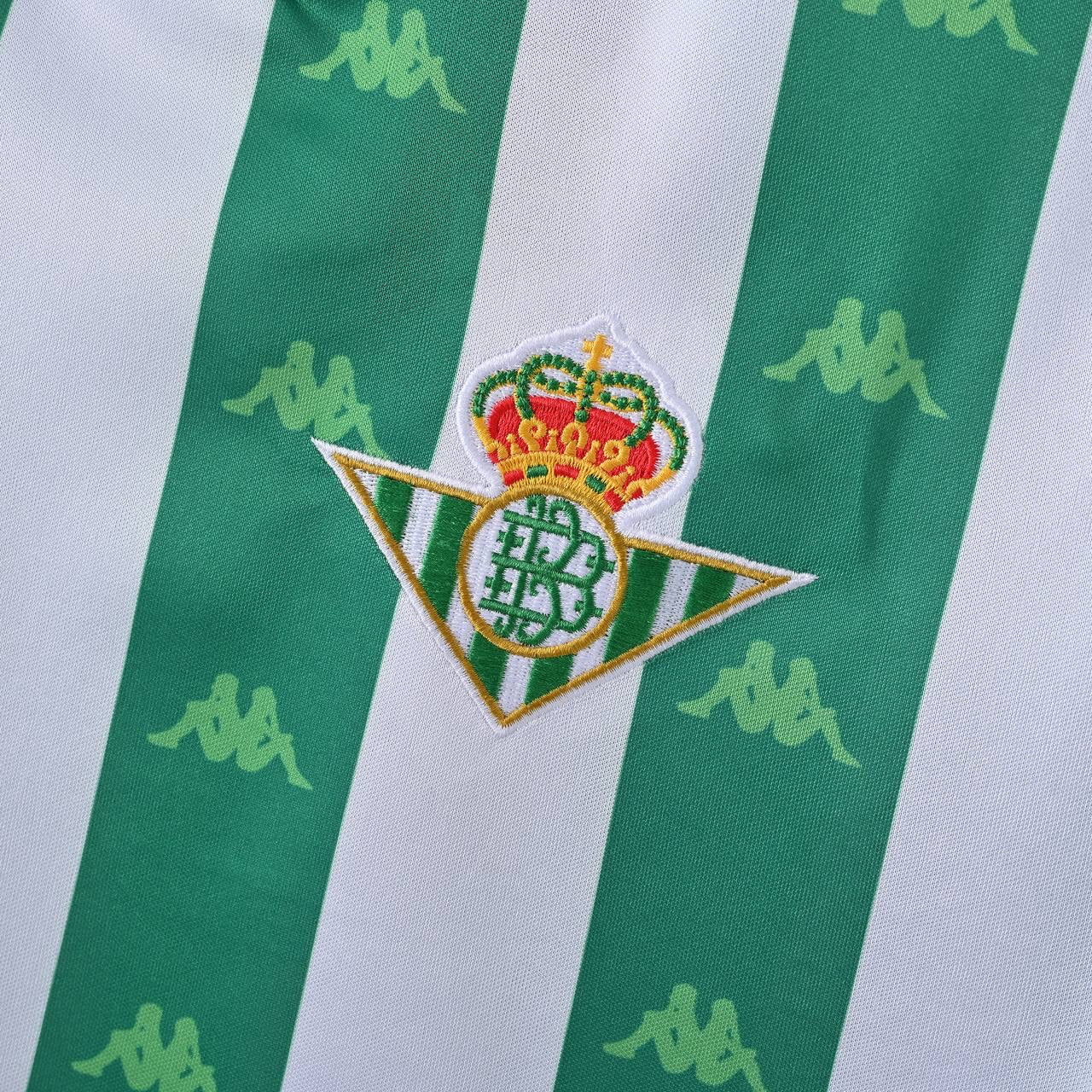 1995/97 Real Betis Long-Sleeve Home Retro Jersey