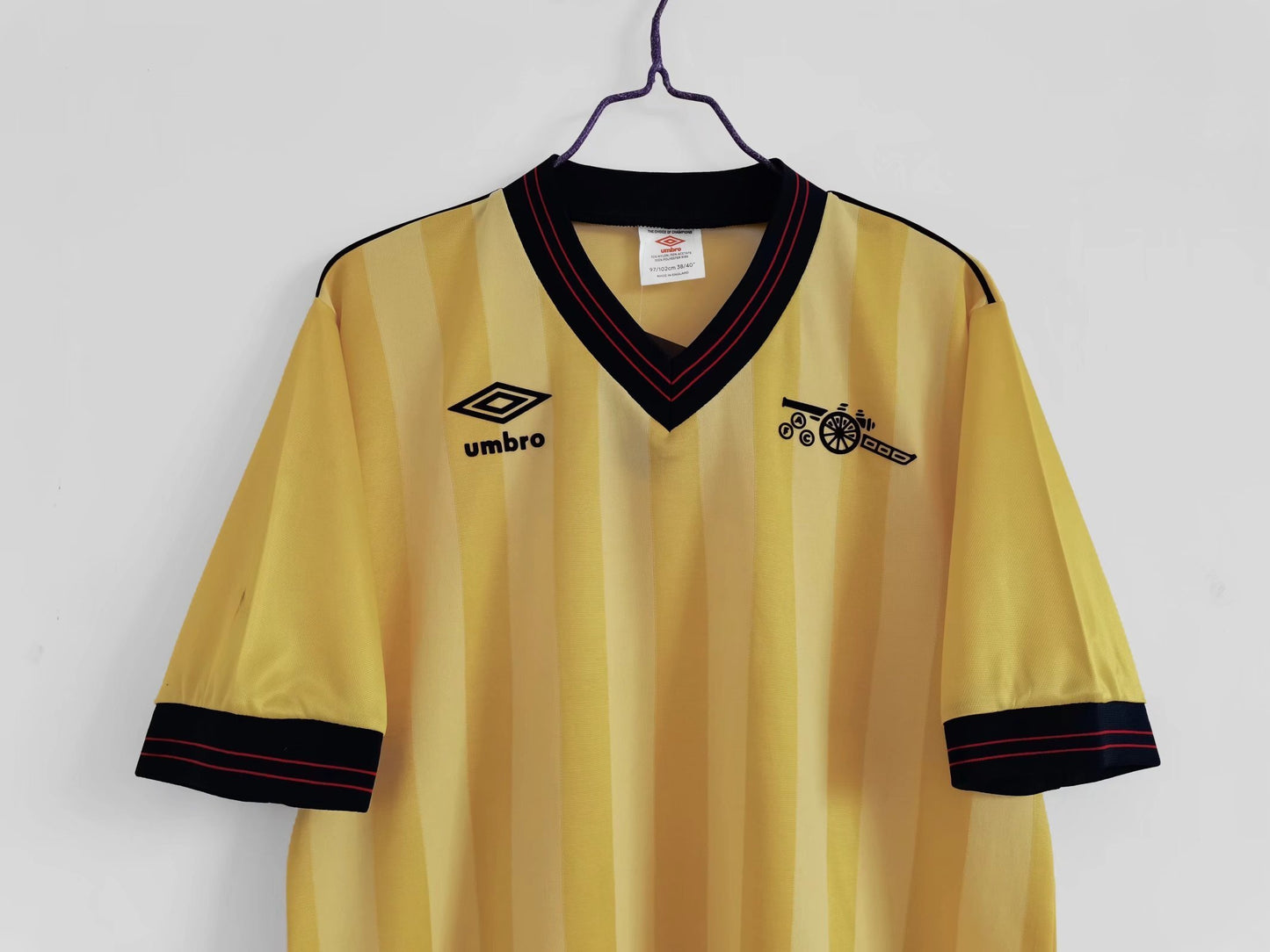 1983–86 Arsenal Away Jersey (Full Golden)