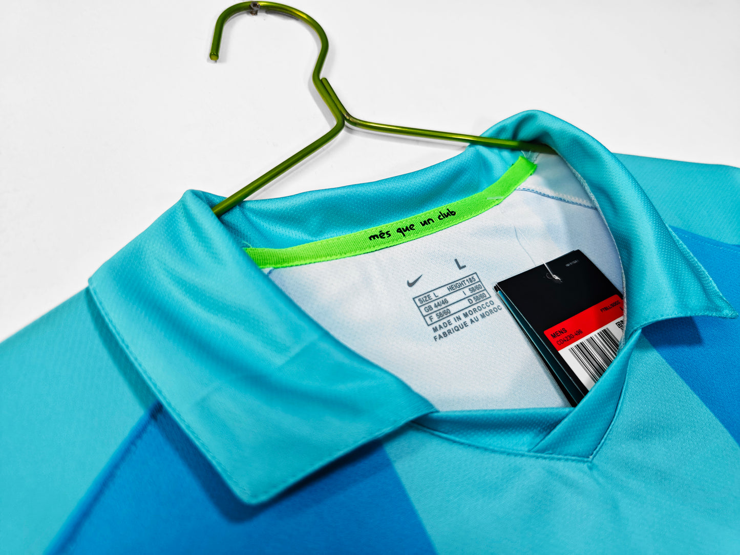 2007/2008 Barcelona Light Blue Away Jersey