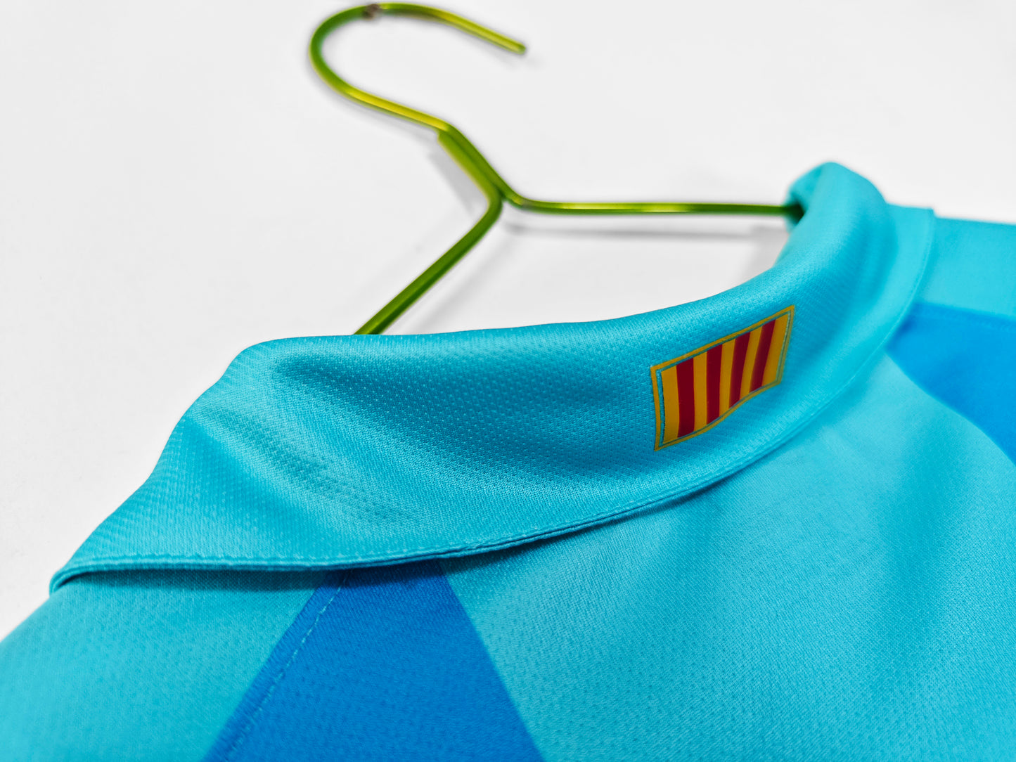 2007/2008 Barcelona Light Blue Away Jersey