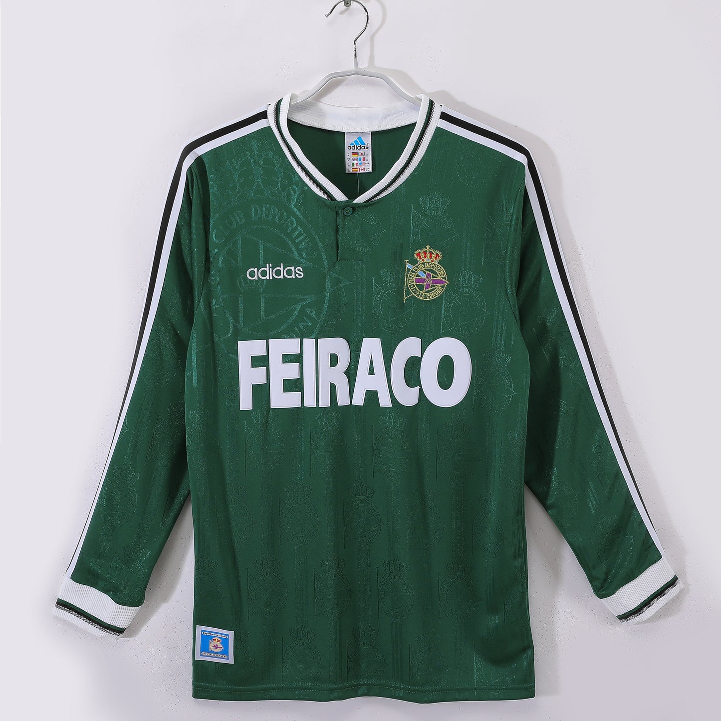 Long sleeve :1999/2000 Deportivo La Coruna third Jersey