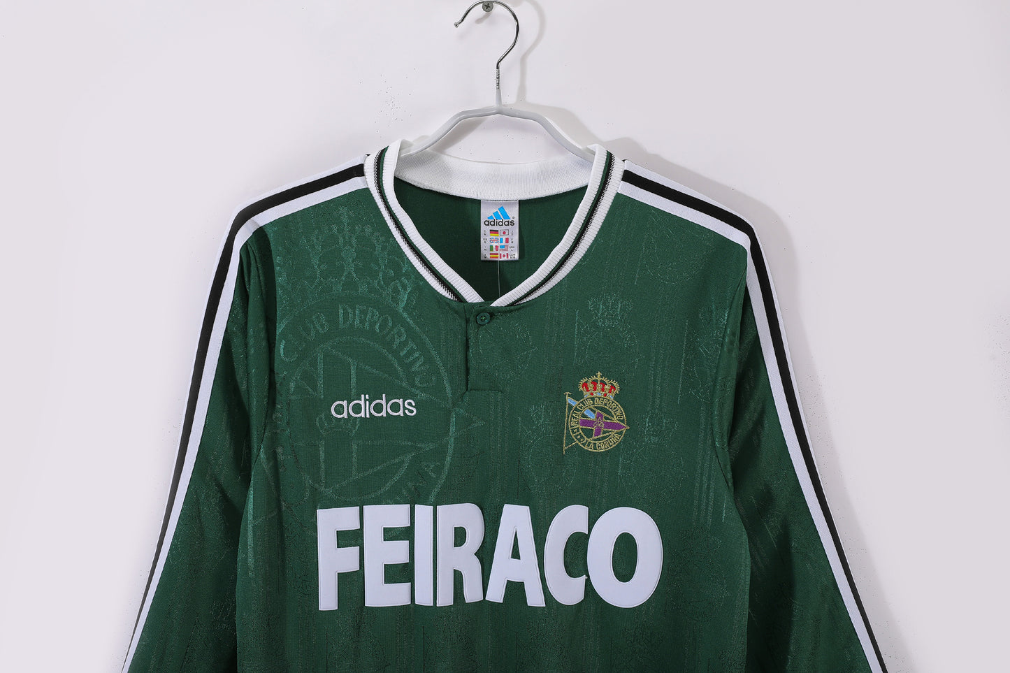 Long sleeve :1999/2000 Deportivo La Coruna third Jersey