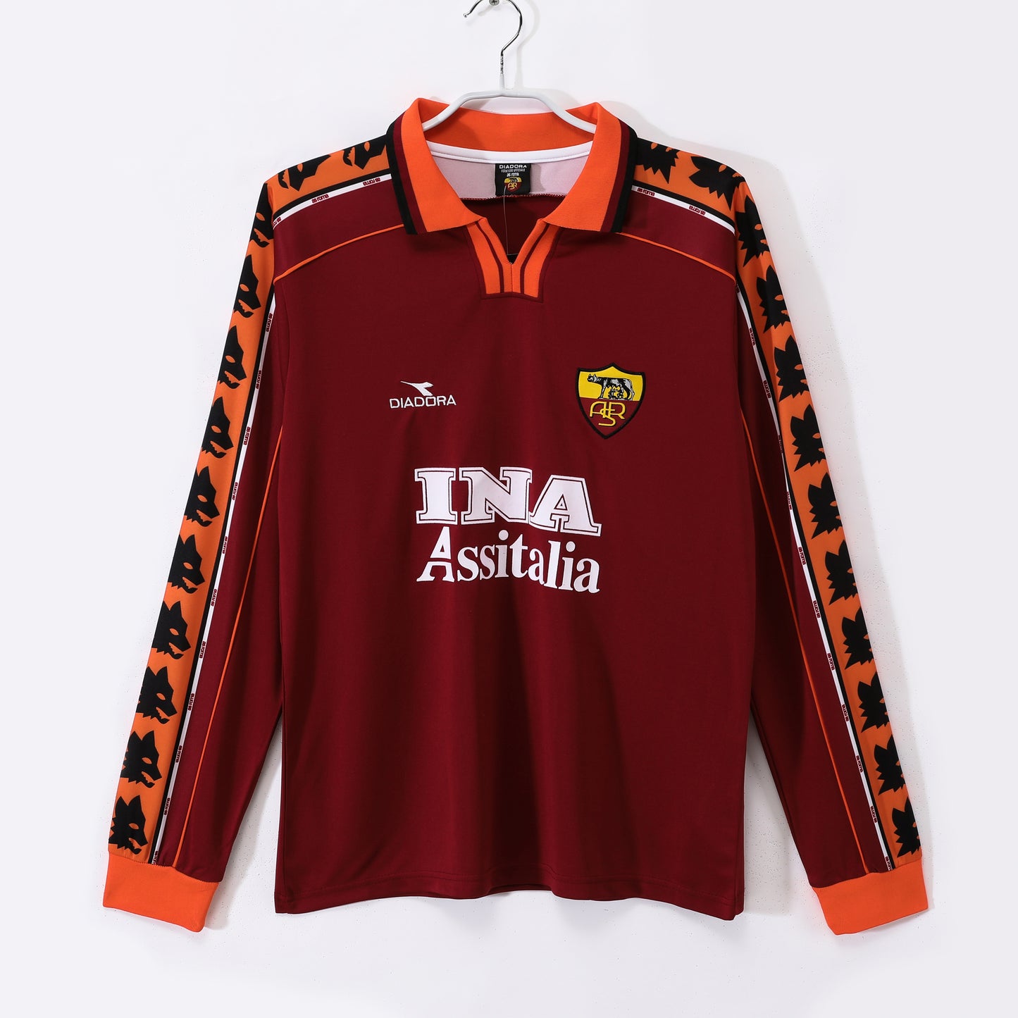 1998/99 AS Roma home longe sleeve