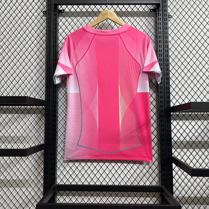 Barcelona pink jersey with shorts (kids)