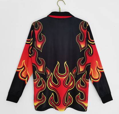 1998 Japan goalkeeper flame red shirt
