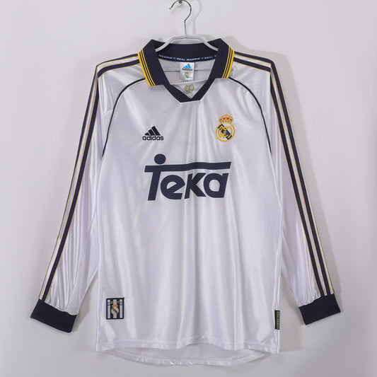 Long sleeve: 1998/00 Real Madrid home