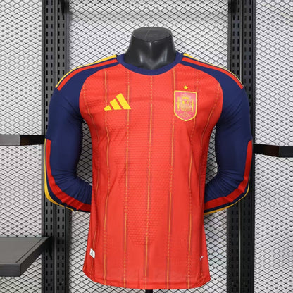 Spain 2026 home long sleeves Player's version