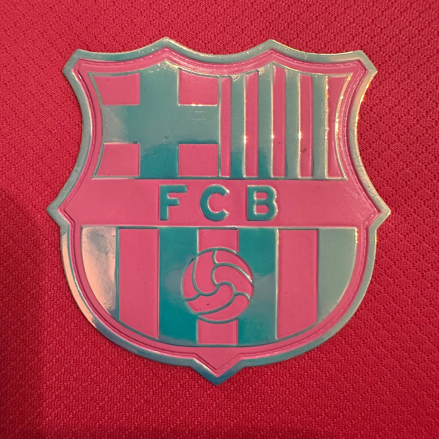 Barcelona pink jersey with shorts (kids)