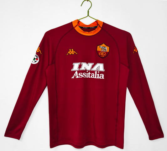Roma 2000/2001 home long sleeves