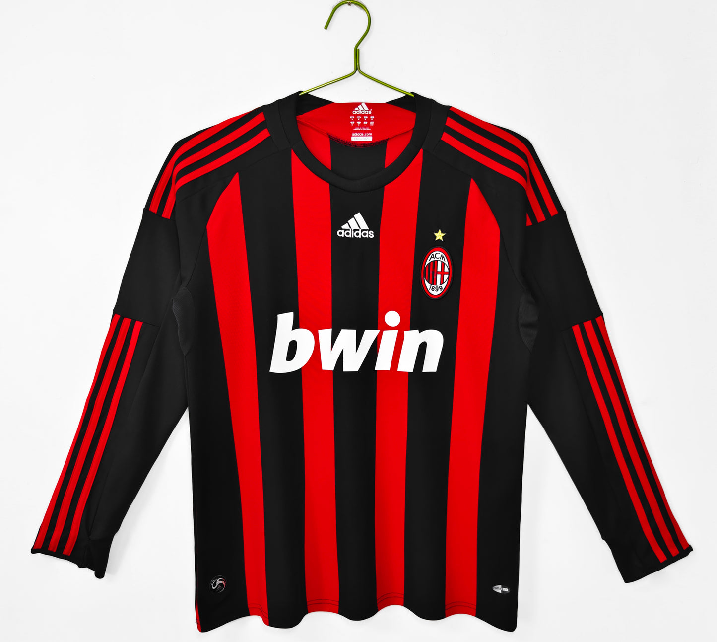 2008/2009 Ac Milan home long sleeve