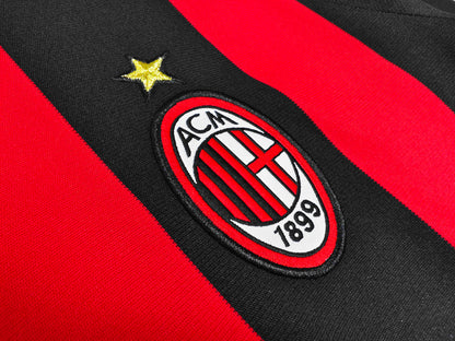 2008/2009 Ac Milan home long sleeve