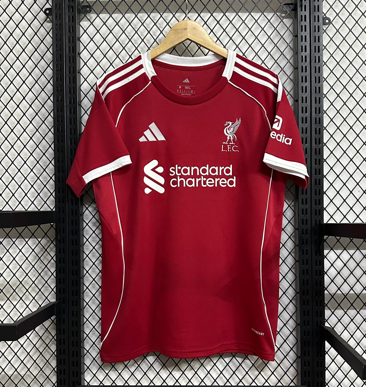 Liverpool 2025/26 home with shorts