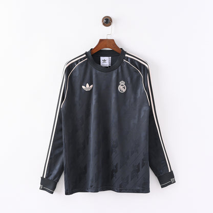 Real Madrid retro style long sleeves