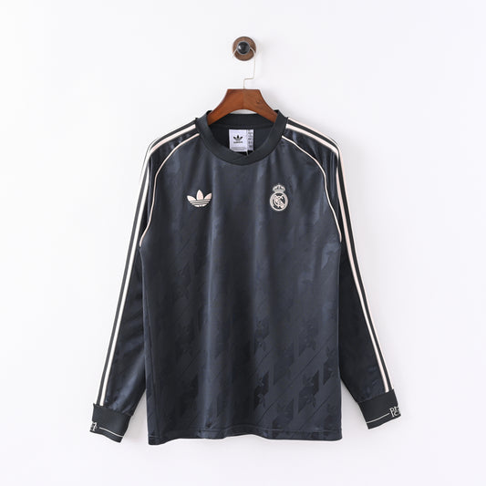 Real Madrid retro style long sleeves
