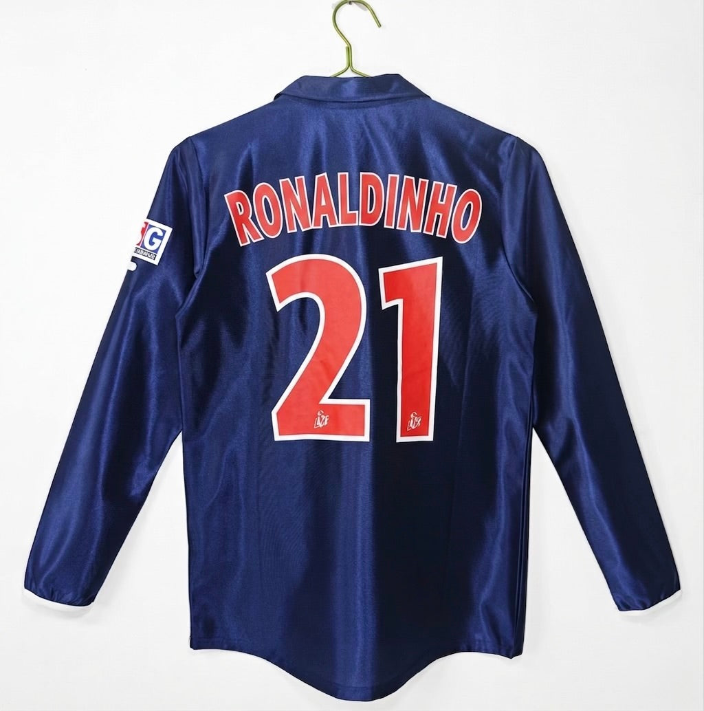 PSG 2001 – Ronaldinho Early PSG Era Shirt (Limited Piece)