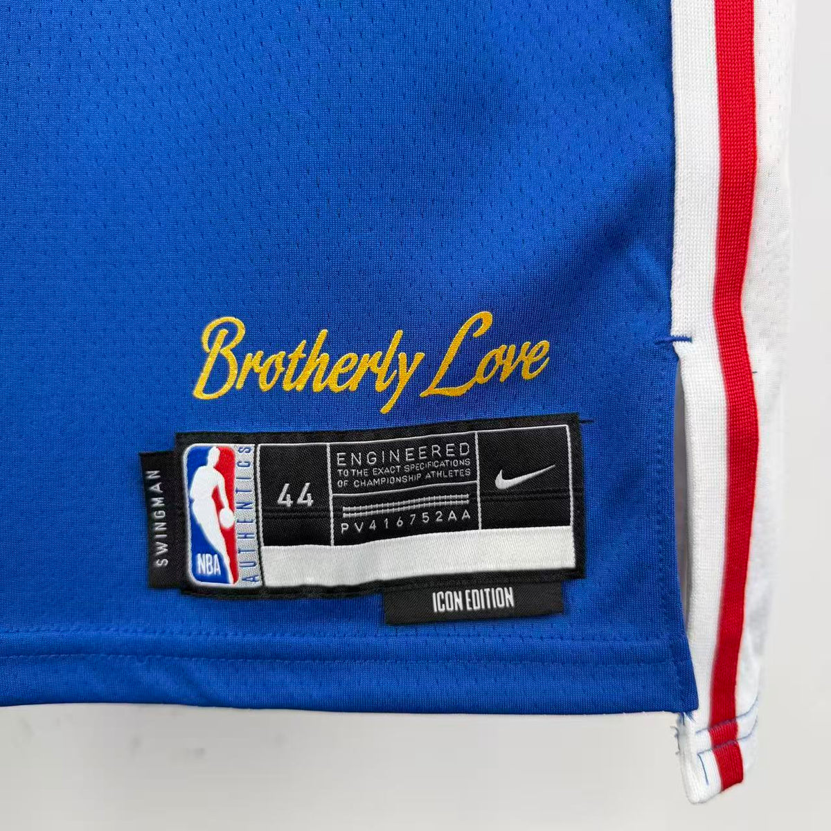 NBA  Philadelphia 76ers Regular season Jersey