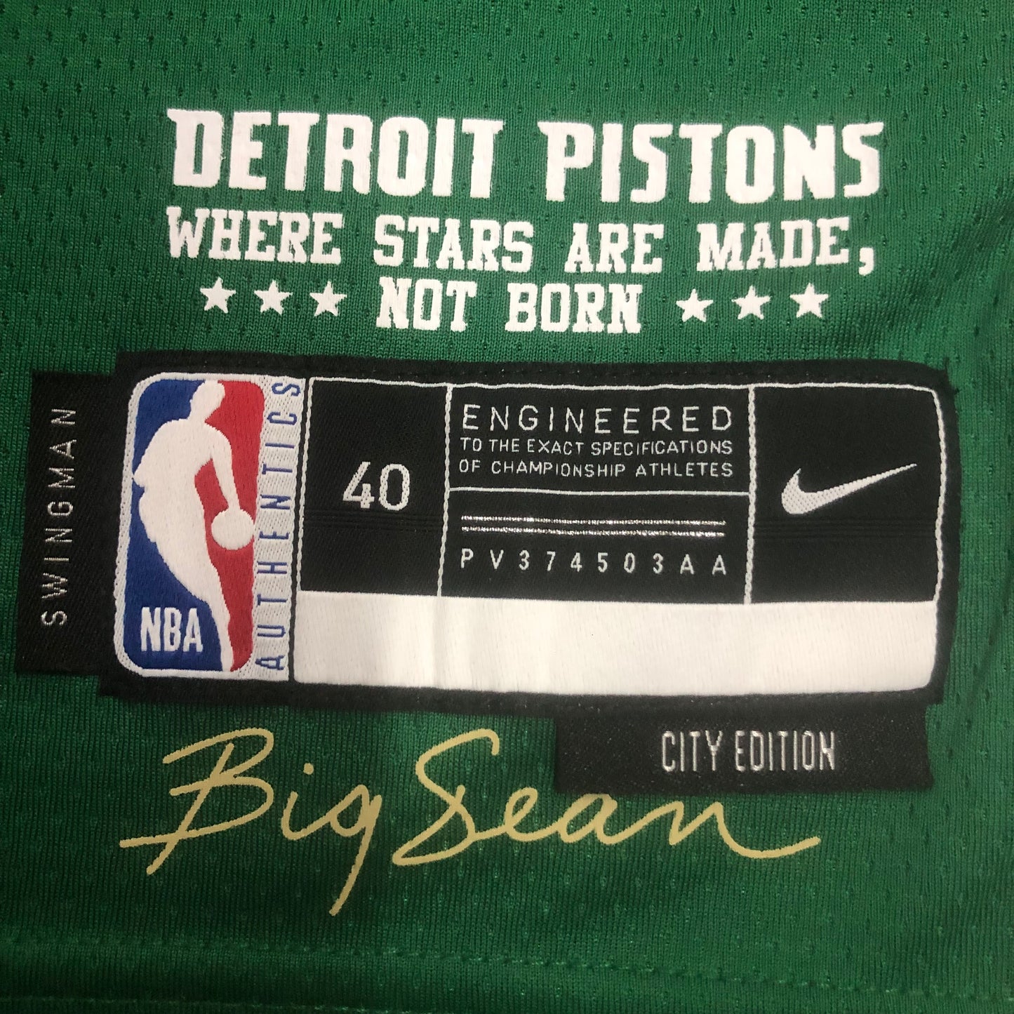 NBA Detroit Pistons  special edition Jersey