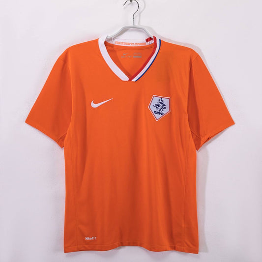 2008 Netherlands Retro home Jersey