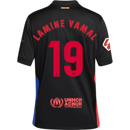 Hot Deals #19 Lamine Yamal Barcelona 2025 away Fans edition M Jersey