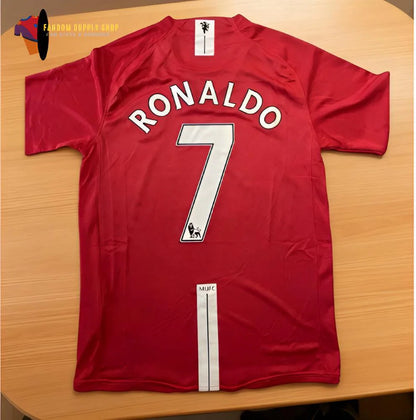 Hot Deals #7 Cristiano Ronaldo Manchester United 2007/08 home long sleeve M Jersey