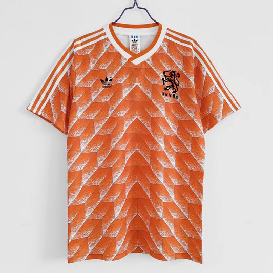1988 Netherlands Retro Home Jersey