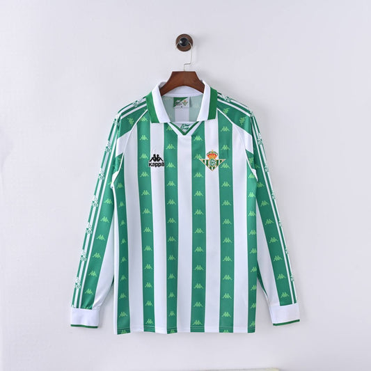1995/97 Real Betis Long-Sleeve Home Retro Jersey