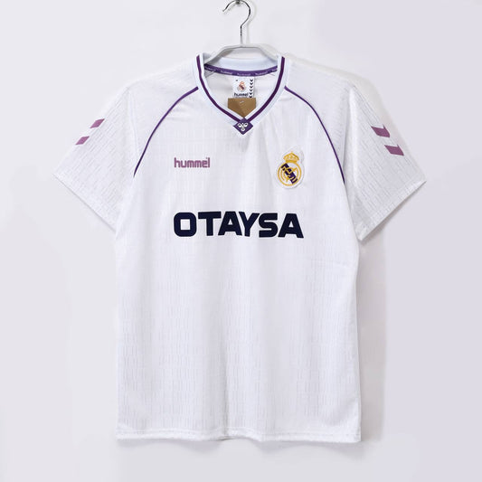 1990 Real Madrid Home Retro Jersey