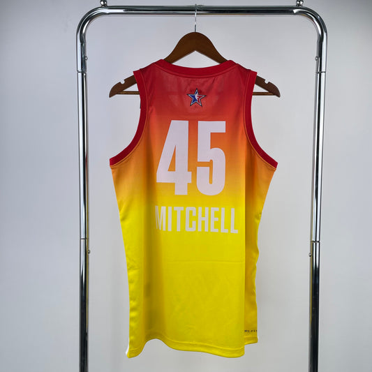 NBA Cleveland Cavaliers #45 Mitchell All Stars special edition Jersey