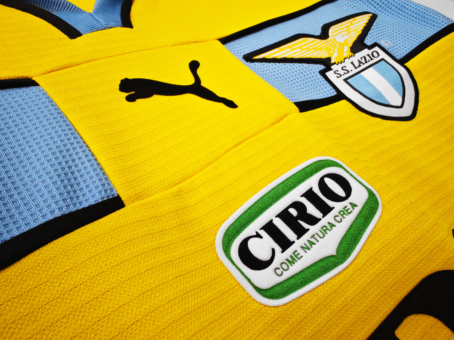 1998/99 Lazio Away/Yellow Jersey
