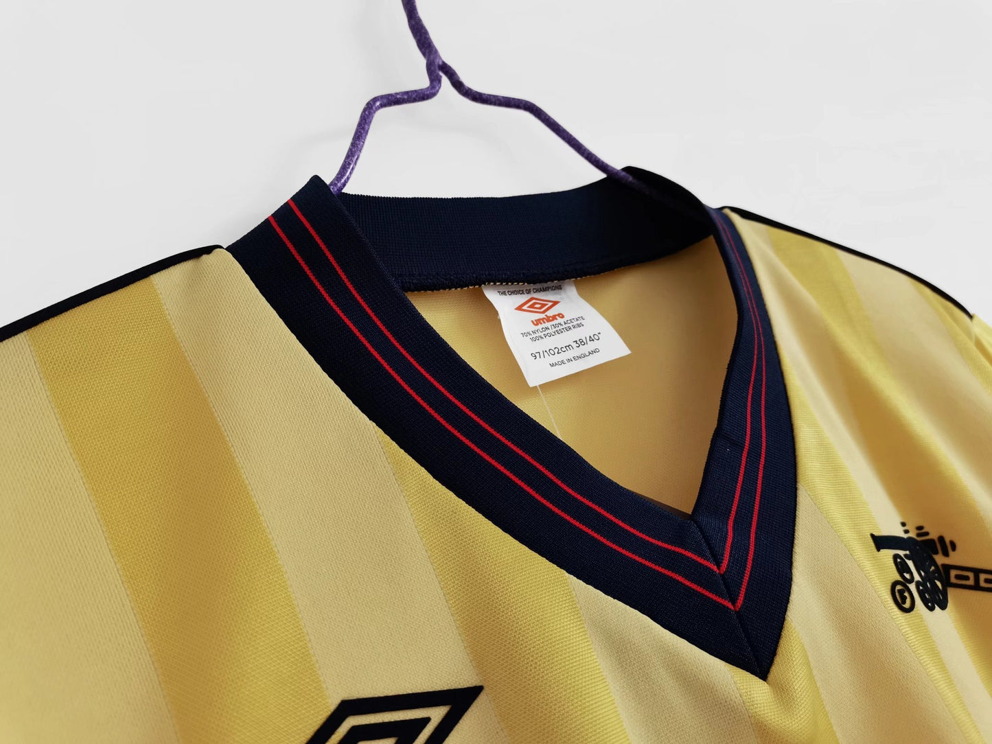 1983–86 Arsenal Away Jersey (Full Golden)