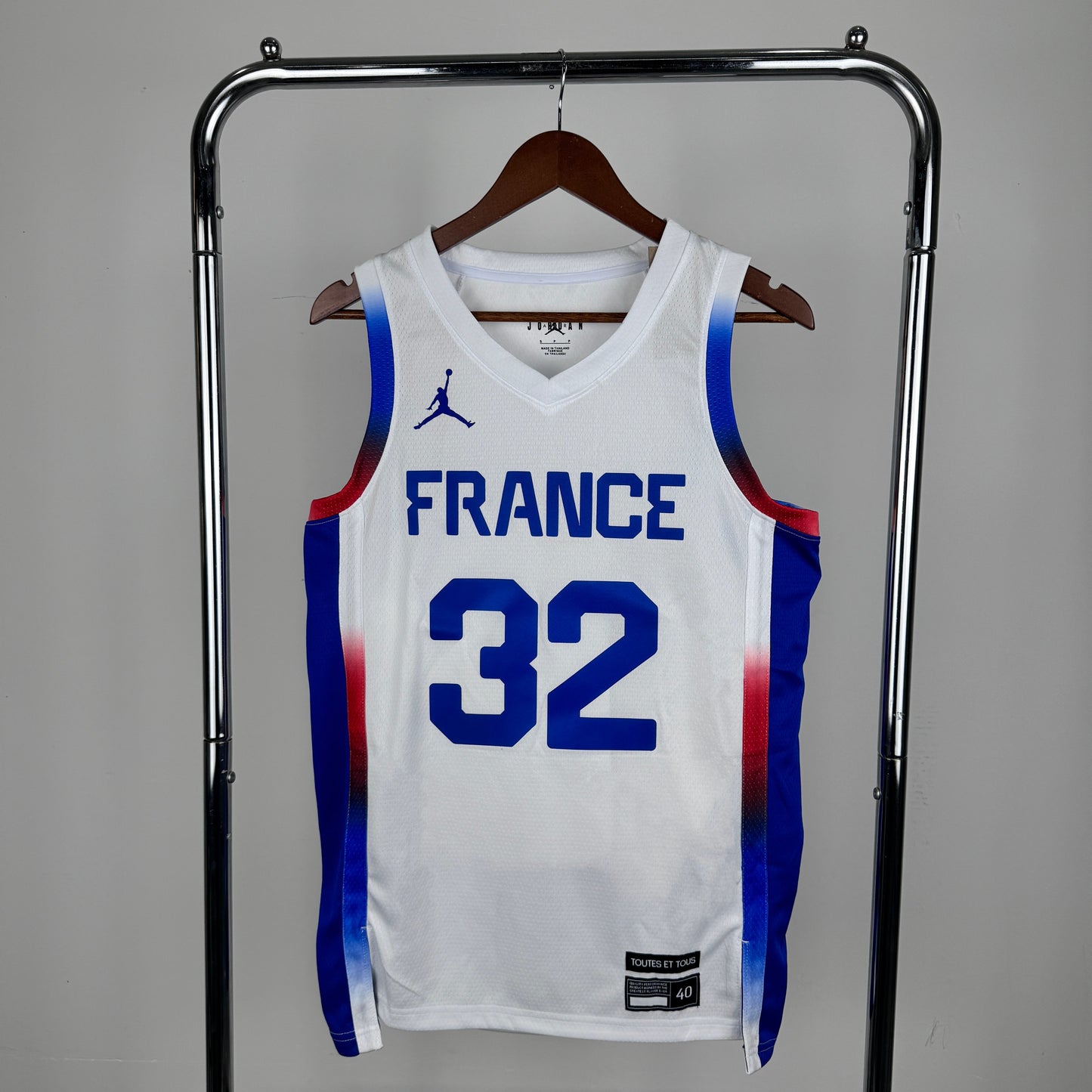 France Olympics White Jersey #32