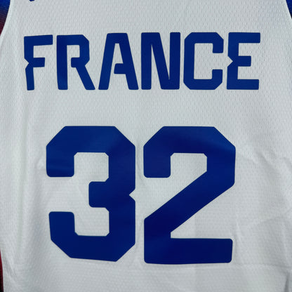 France Olympics White Jersey #32