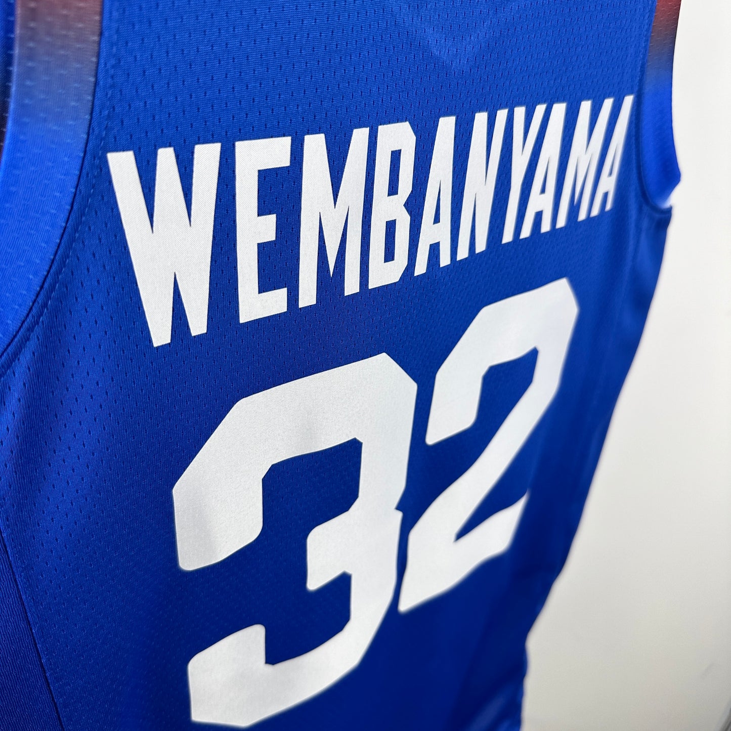 France Olympics Blue Jersey #32