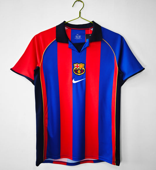 2001/2002 Barcelona Retro home Jersey