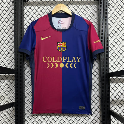 24/25 Barcelona Home Jersey Fans edition Coldplay special