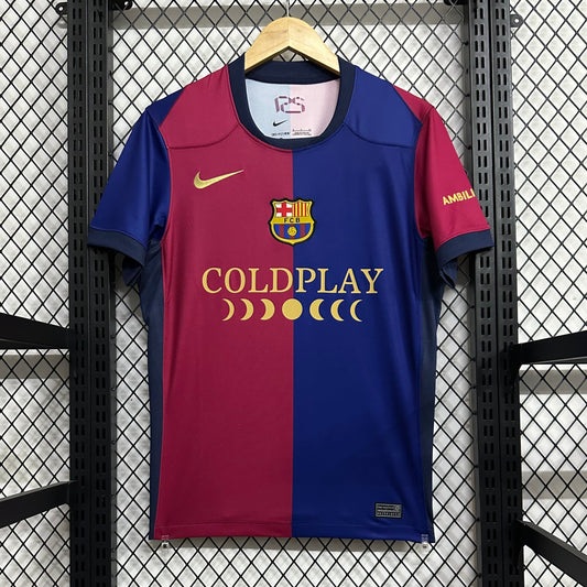 24/25 Barcelona Home Jersey Fans edition Coldplay special