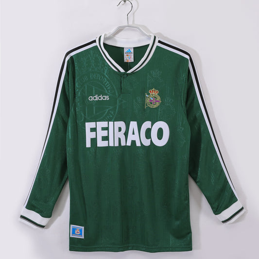 Long sleeve :1999/2000 Deportivo La Coruna third Jersey