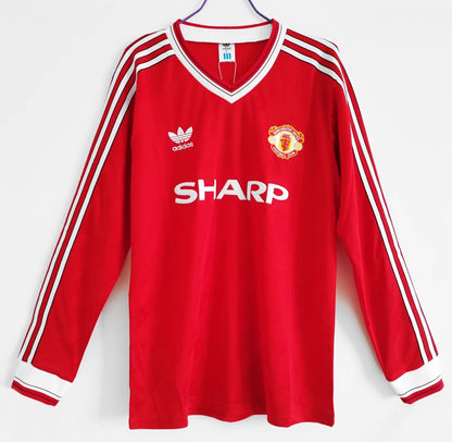 1986/1988 Manchester United home  long sleeve