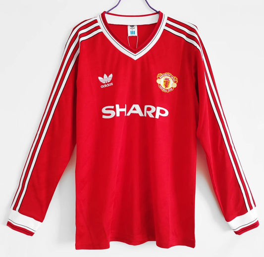 1986/1988 Manchester United home  long sleeve